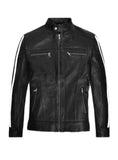 Leon S Kennedy Resident Evil Vendetta Black Real Leather Jacket