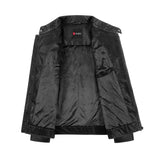 Belted Moto Jacket with Side Laces