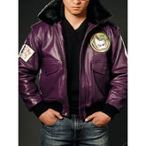 Men’s Joker Purple Bomber Jacket