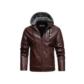 Avenger Hooded Leather Jacket