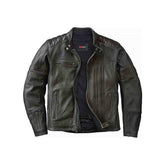 Thermal Liner Leather Moto Jacket