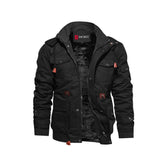 Mens Black Survival Cotton & Polyester Blend Jacket