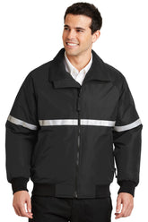 Port Authority J754R Men's Challenger Jacket - Water-Resistant, Reflective, Fleece Lined