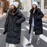 Womens Winter Loose Fit Puffer Parka