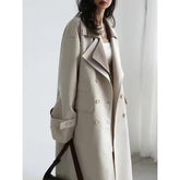 Women's Chin Ven Windbreaker Trench Coat