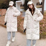 Womens Winter Loose Fit Puffer Parka