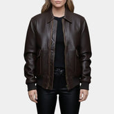 The Housemaid Leather Bomber