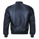 Men's Midnight Blue Valor Bomber Jacket “ Waterproof, Durable Polyester