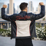 Mr. Terrific Leather Jacket - Fair Play Michael Holt Cosplay Biker Jacket
