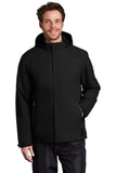 Port Authority J405 Men's Waterproof Tech Jacket - Insulated, Adjustable Hood