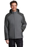 Port Authority J405 Men's Waterproof Tech Jacket - Insulated, Adjustable Hood