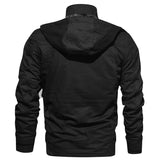 Mens Black Survival Cotton & Polyester Blend Jacket