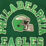 Philadelphia Eagles 80’s Varsity Jacket - Green & White Wool Leather Letterman