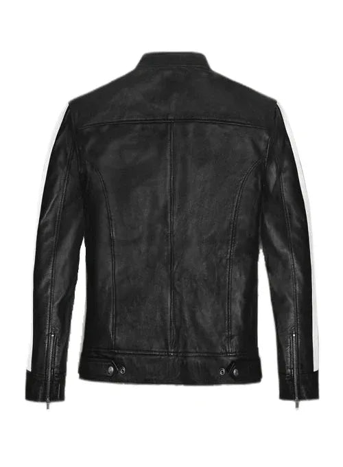 Leon S Kennedy Resident Evil Vendetta Black Real Leather Jacket