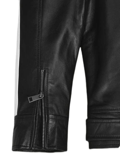 Leon S Kennedy Resident Evil Vendetta Black Real Leather Jacket