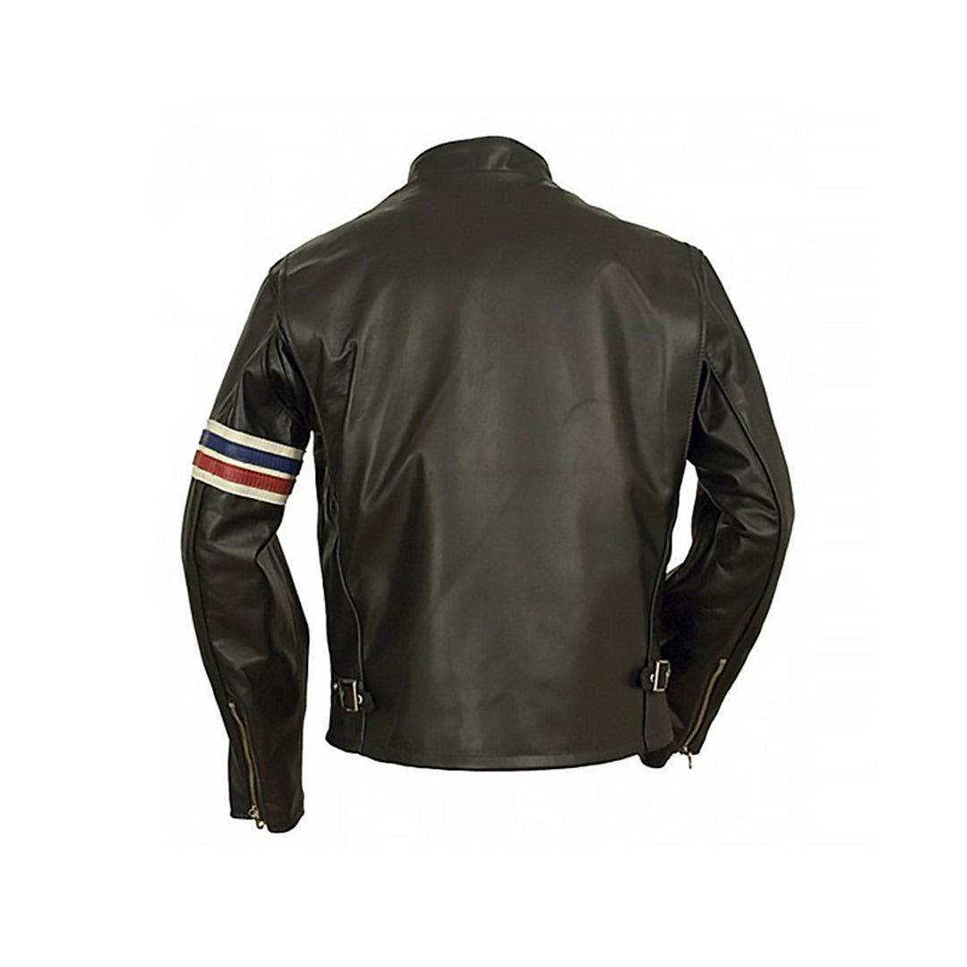 Men™s Vertical Striped Motorcycle Jacket