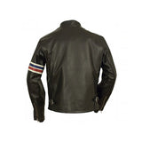 Men™s Vertical Striped Motorcycle Jacket