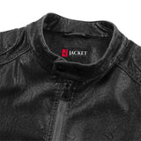 Men's Classic Genuine Leather Biker Jacket