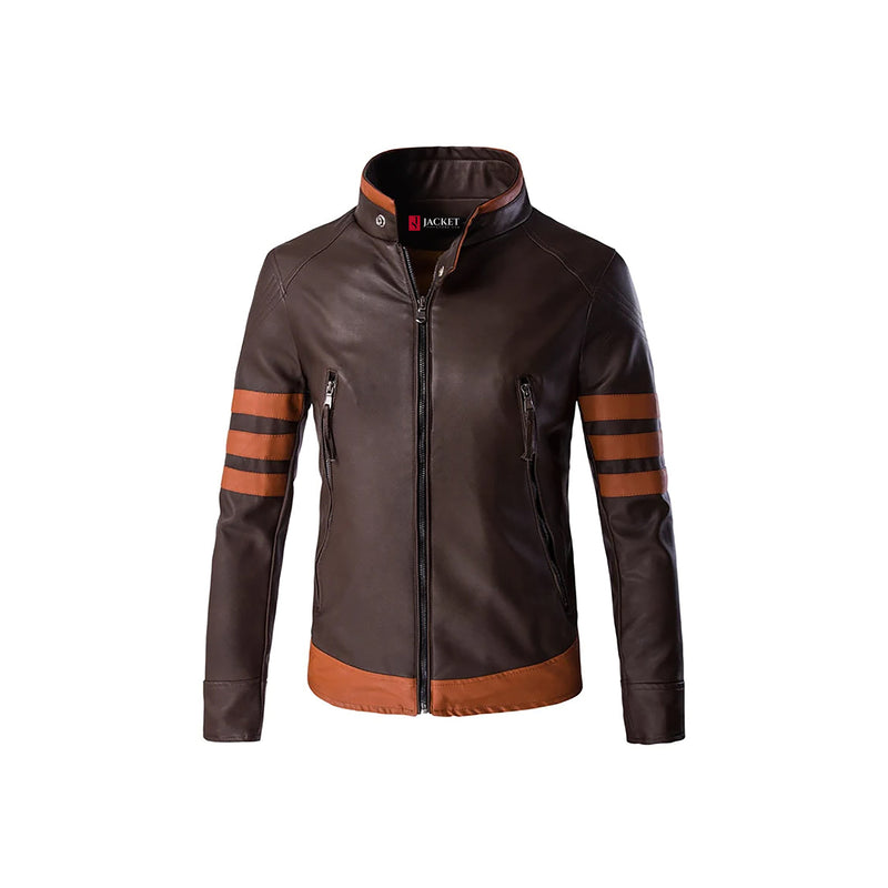 Wolverines Cosplay Original Leather Moto Jacket