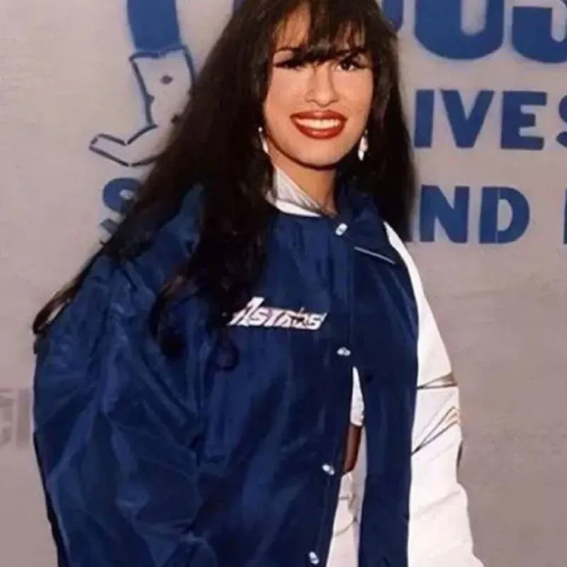 Selena Astros sequin jacket