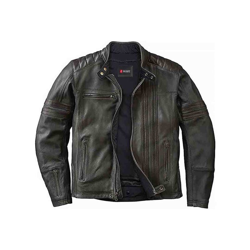 Thermal Liner Leather Moto Jacket