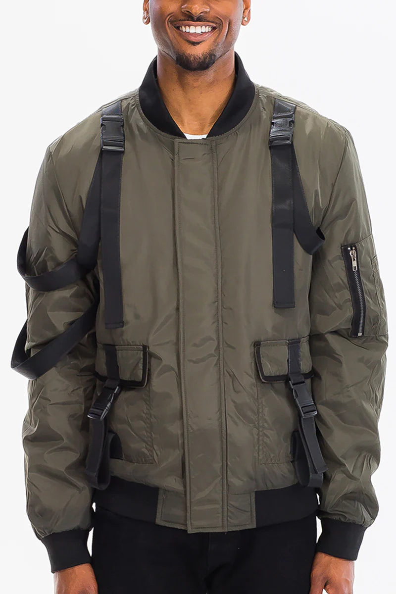Men's Wick Tactical Bomber Jacket “ Regular Fit, Machine Washable