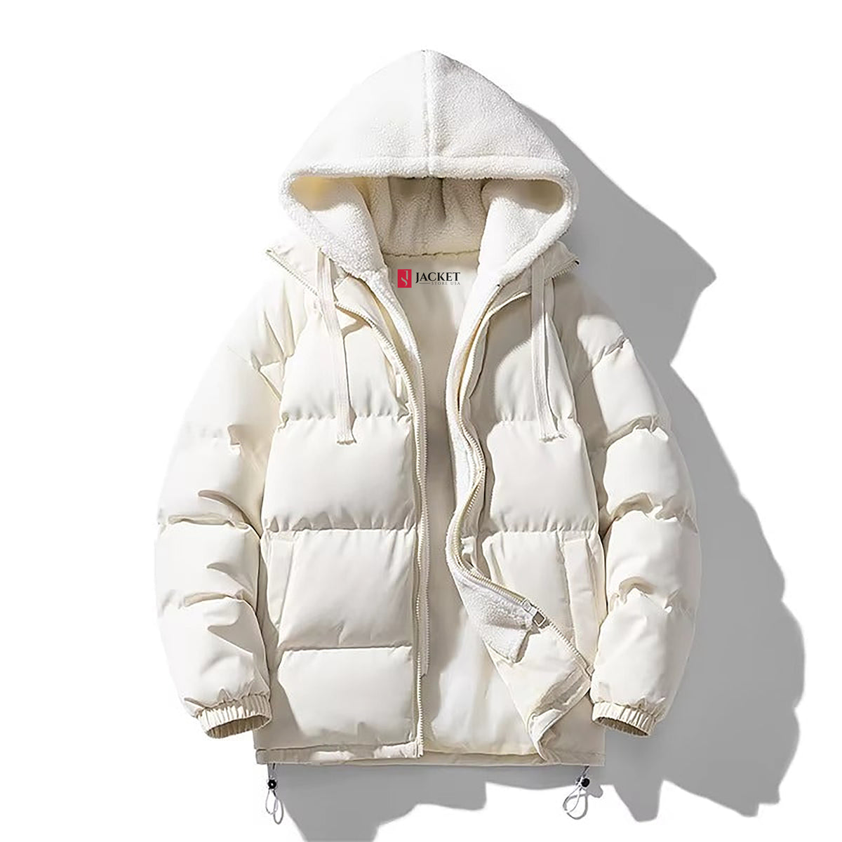 Men Winter Cotton Water & Wind Proof Puffer Hoodie Jacket