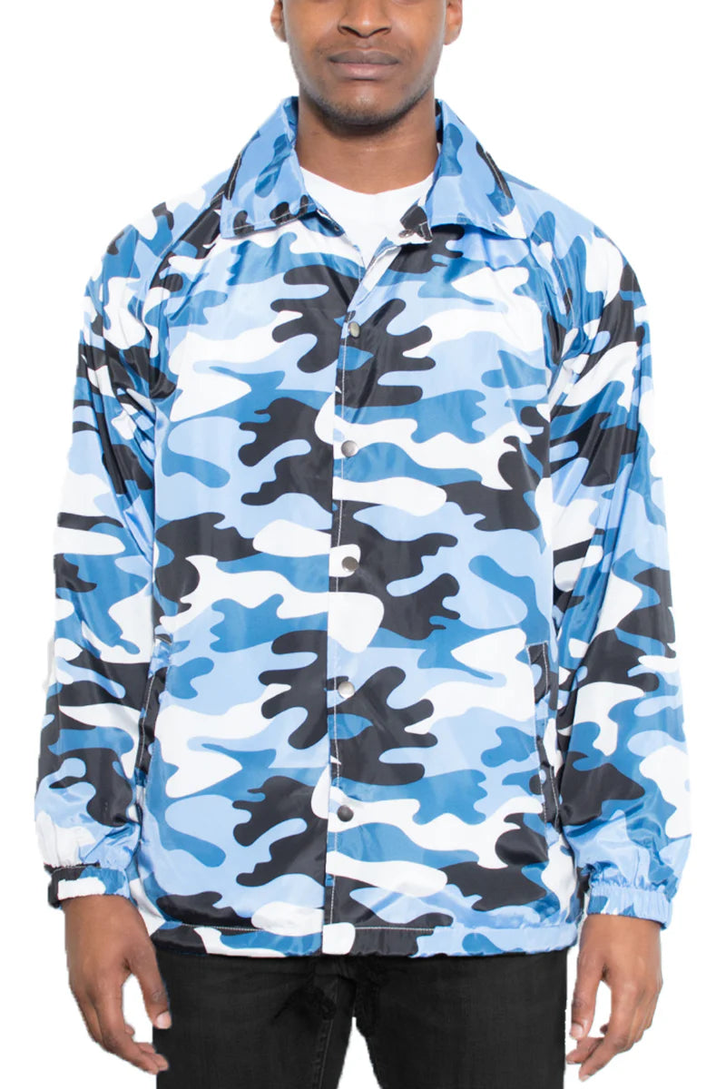 Camo Coachs Jacket for Men