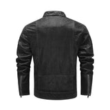 Men's Classic Genuine Leather Biker Jacket