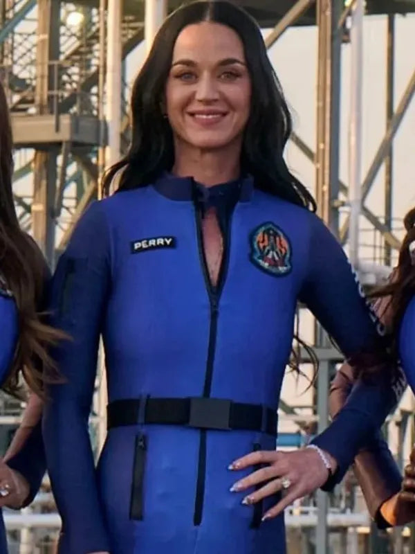 Katy Perry Blue Origin Space Suit - Astronaut Costume Jumpsuit