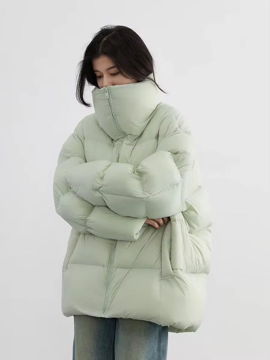 CHIC VEN Women™s Lightweight Down Coat - Winter Bread Down, Lapel Collar