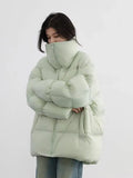 CHIC VEN Women™s Lightweight Down Coat - Winter Bread Down, Lapel Collar