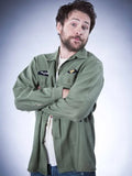 It’s Always Sunny in Philadelphia Charlie Kelly Green Jacket - IASIP Cotton Outerwear