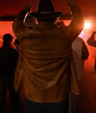 Matthew McConaughey Brown Leather Jacket - Men’s Celebrity Inspired Vintage Coat