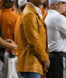 Matthew McConaughey Brown Leather Jacket - Men’s Celebrity Inspired Vintage Coat