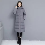 Women's Cotton-Padded Knee-Length Winter Coat