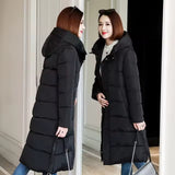Women's Cotton-Padded Knee-Length Winter Coat