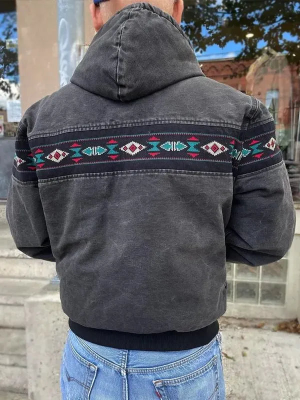 Carhartt Aztec Jacket - Vintage Southwestern Canvas Jacket