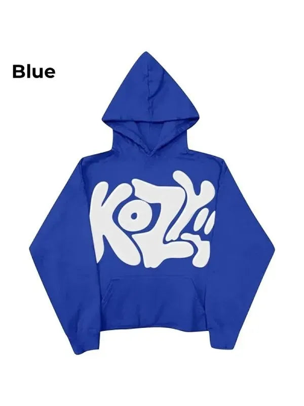 Y2K Kozy Hoodie - Oversized Fleece Streetwear Pullover & Zip Up