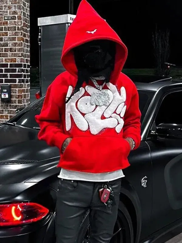 Y2K Kozy Hoodie - Oversized Fleece Streetwear Pullover & Zip Up