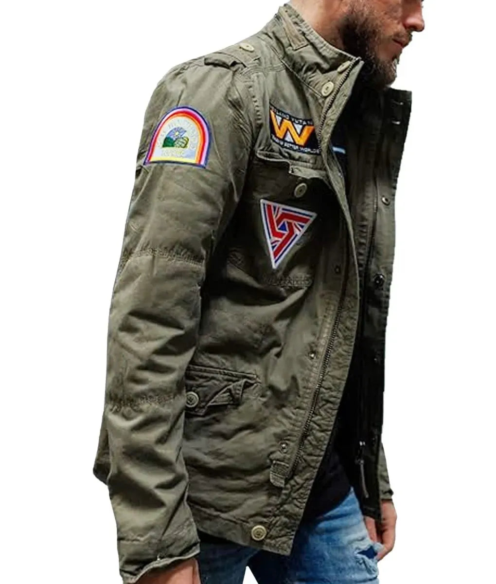 Aliens Nostromo Jacket - Green Ripley Weyland Yutani Cotton Jacket