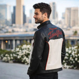 Mr. Terrific Leather Jacket - Fair Play Michael Holt Cosplay Biker Jacket