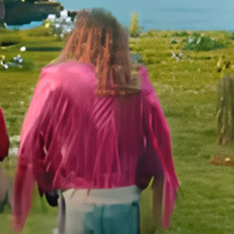 Pink Fringe Jacket