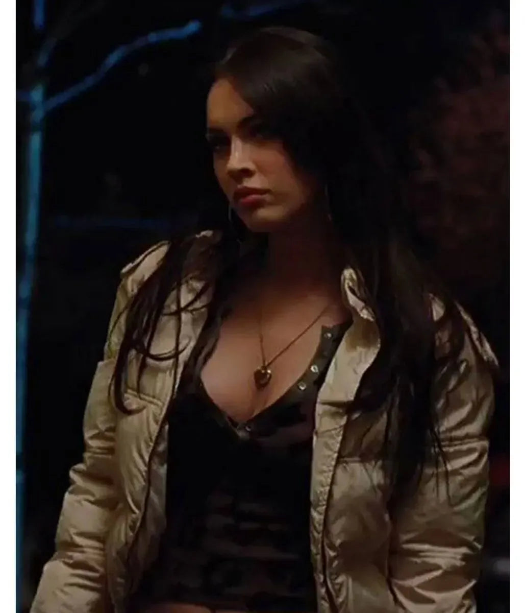 Jennifer’s Body Megan Fox White Puffer Jacket with Fur Hood - Movie Replica & Cosplay Coat