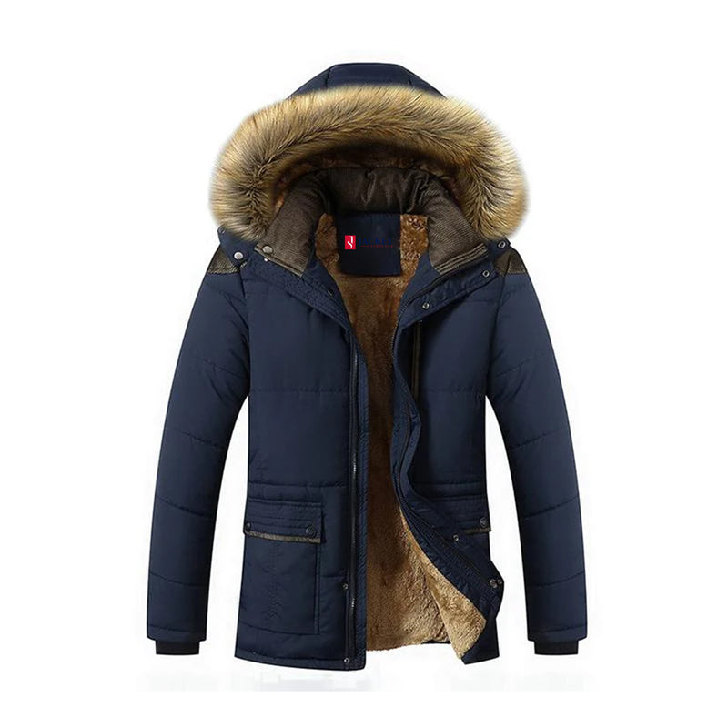 Ice Wall Parka “ Premium Fleece & Polyester, Detachable Hood