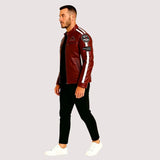 red biker jacket for men